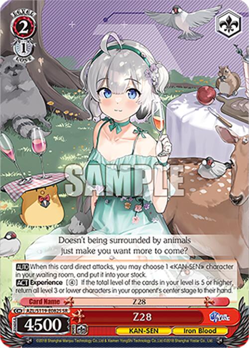 Image of Z28 (AZL/S119-E082S SR) [Azur Lane Vol. 2]