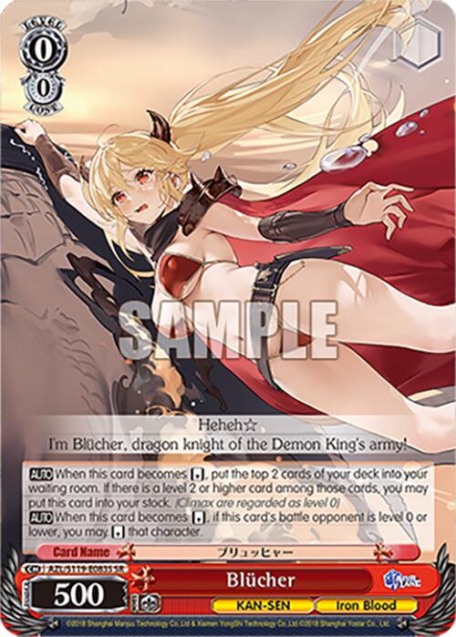 Image of Blucher (AZL/S119-E083S SR) [Azur Lane Vol. 2]