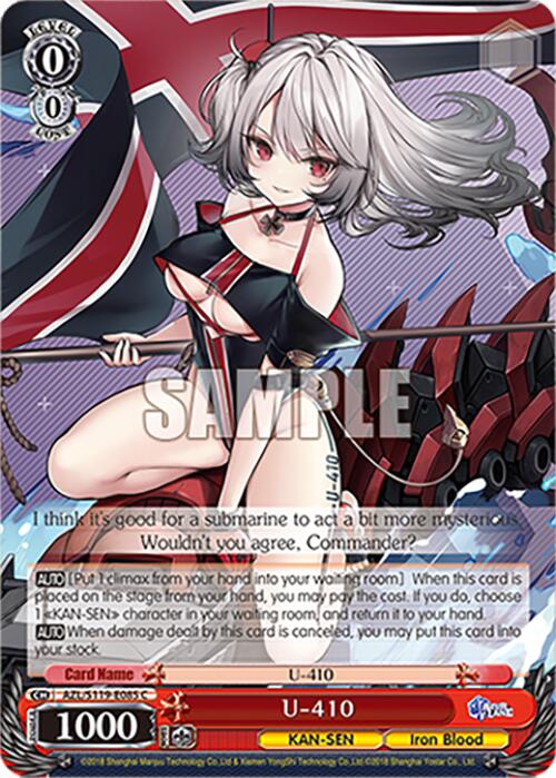 Image of U-410 (AZL/S119-E085 C) [Azur Lane Vol. 2]