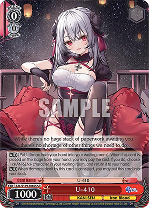 Image of U-410 (AZL/S119-E085S SR) [Azur Lane Vol. 2]