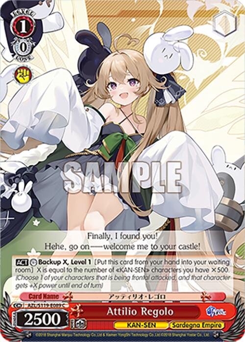 Image of Attilio Regolo (AZL/S119-E089 C) [Azur Lane Vol. 2]