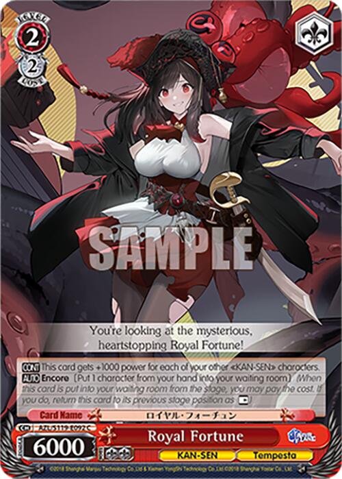 Image of Royal Fortune (AZL/S119-E092 C) [Azur Lane Vol. 2]