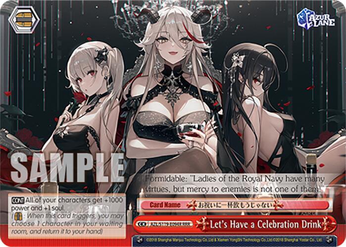 Image of Let's Have a Celebration Drink (AZL/S119-E094R RRR) [Azur Lane Vol. 2]