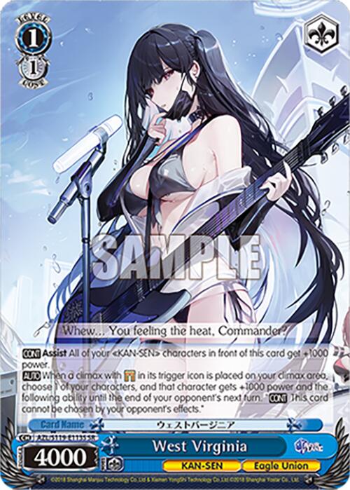 Image of West Virginia (AZL/S119-E113S SR) [Azur Lane Vol. 2]