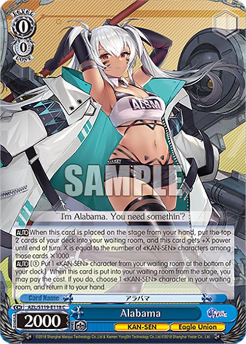 Image of Alabama (AZL/S119-E118 C) [Azur Lane Vol. 2]