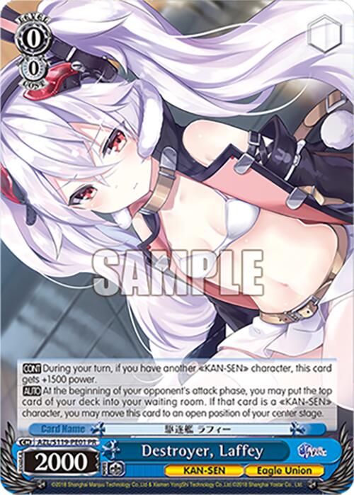 Image of Destroyer, Laffey (AZL/S119-PE01 PR) [Azur Lane Vol. 2]