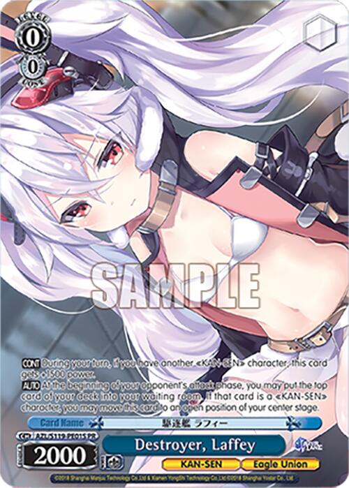 Image of Destroyer, Laffey (Foil) (AZL/S119-PE01S PR) [Azur Lane Vol. 2]