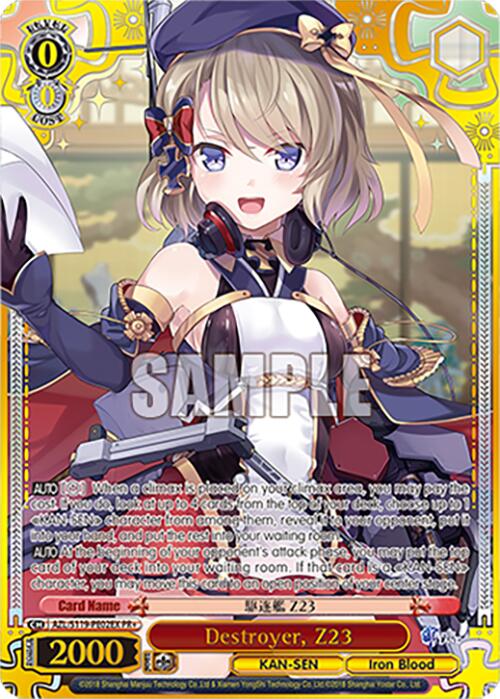 Image of Destroyer, Z23 (AZL/S119-PE02EX PR+) [Azur Lane Vol. 2]