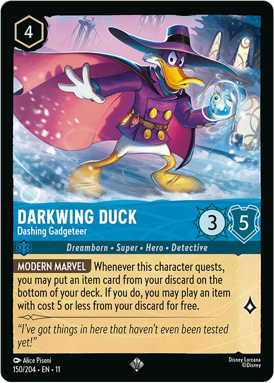 Image of Darkwing Duck - Dashing Gadgeteer (150/204) [Winterspell]