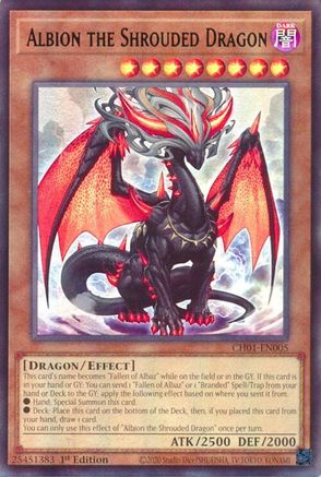 Image of Albion the Shrouded Dragon [CH01-EN005] Ultra Rare