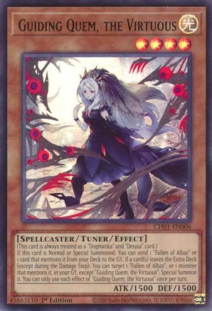 Image of Guiding Quem, the Virtuous [CH01-EN006] Ultra Rare