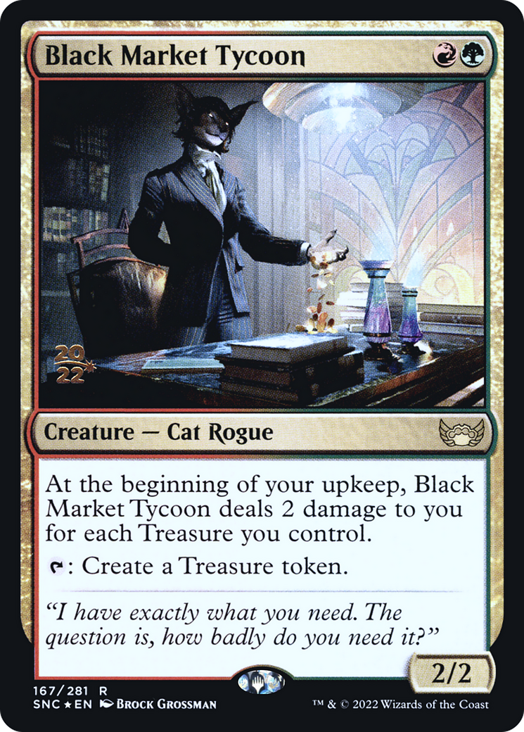 Image of Black Market Tycoon [Streets of New Capenna Prerelease Promos]