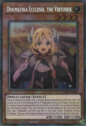 Image of Dogmatika Ecclesia, the Virtuous (Starlight Rare) [CH01-EN014] Starlight Rare