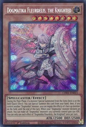 Image of Dogmatika Fleurdelis, the Knighted (Secret Rare) [CH01-EN015] Secret Rare