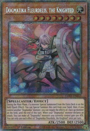 Image of Dogmatika Fleurdelis, the Knighted (Starlight Rare) [CH01-EN015] Starlight Rare