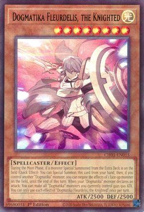 Image of Dogmatika Fleurdelis, the Knighted [CH01-EN015] Ultra Rare