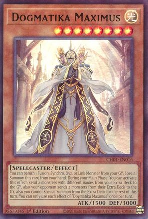 Image of Dogmatika Maximus [CH01-EN016] Ultra Rare