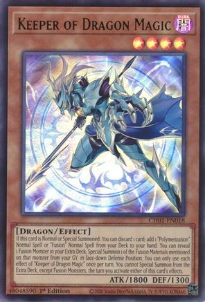 Image of Keeper of Dragon Magic [CH01-EN018] Ultra Rare