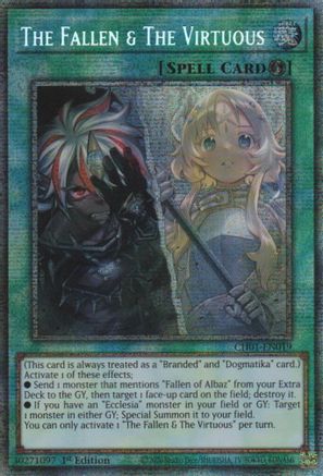 Image of The Fallen & The Virtuous (Starlight Rare) [CH01-EN019] Starlight Rare