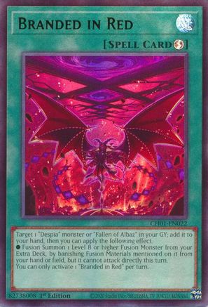Image of Branded in Red [CH01-EN022] Ultra Rare