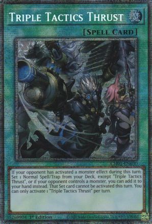 Image of Triple Tactics Thrust (Starlight Rare) [CH01-EN030] Starlight Rare
