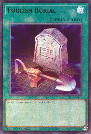 Image of Foolish Burial [CH01-EN031] Ultra Rare