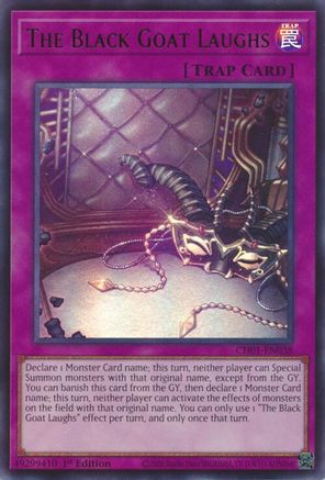 Image of The Black Goat Laughs [CH01-EN038] Ultra Rare