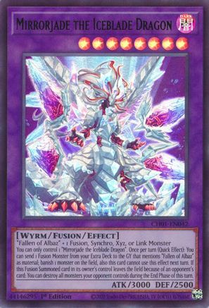 Image of Mirrorjade the Iceblade Dragon [CH01-EN042] Ultra Rare