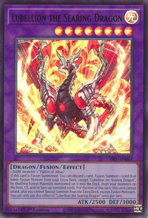 Image of Lubellion the Searing Dragon [CH01-EN044] Ultra Rare