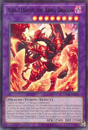 Image of Alba-Lenatus the Abyss Dragon [CH01-EN045] Ultra Rare