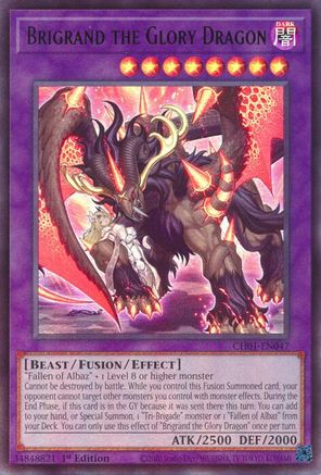 Image of Brigrand the Glory Dragon [CH01-EN047] Ultra Rare