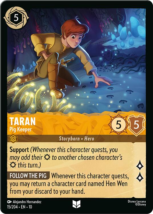 Image of Taran - Pig Keeper (15/204) [Whispers in the Well]