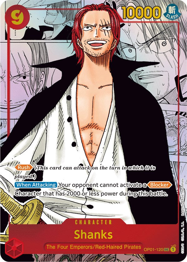 Image of Shanks (Parallel) (Alternate Art) [Romance Dawn]