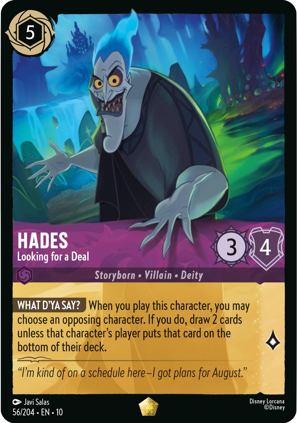 Image of Hades - Looking for a Deal (56/204) [Whispers in the Well]