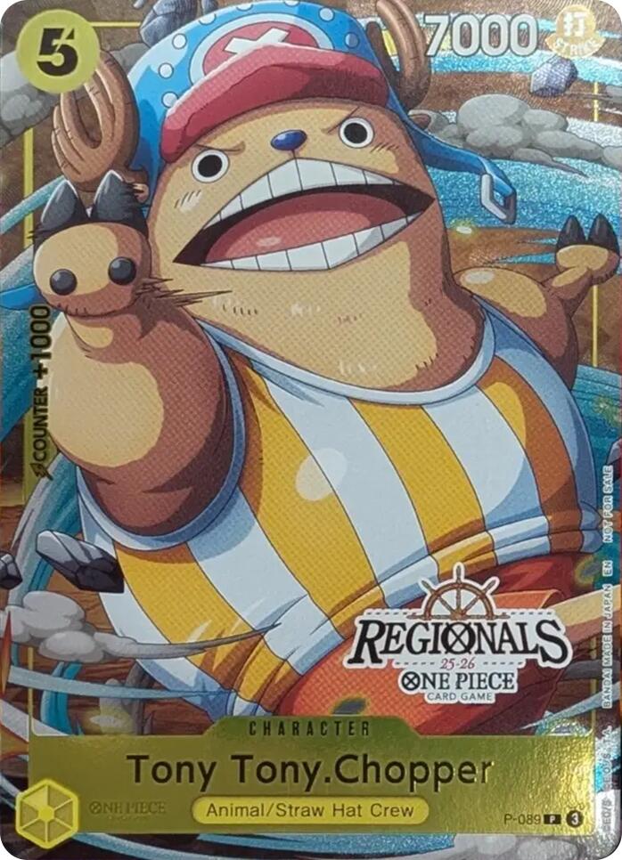 Image of Tony Tony.Chopper (CS 25-26 Regionals Textured Chase Promo) [One Piece Promotion Cards]