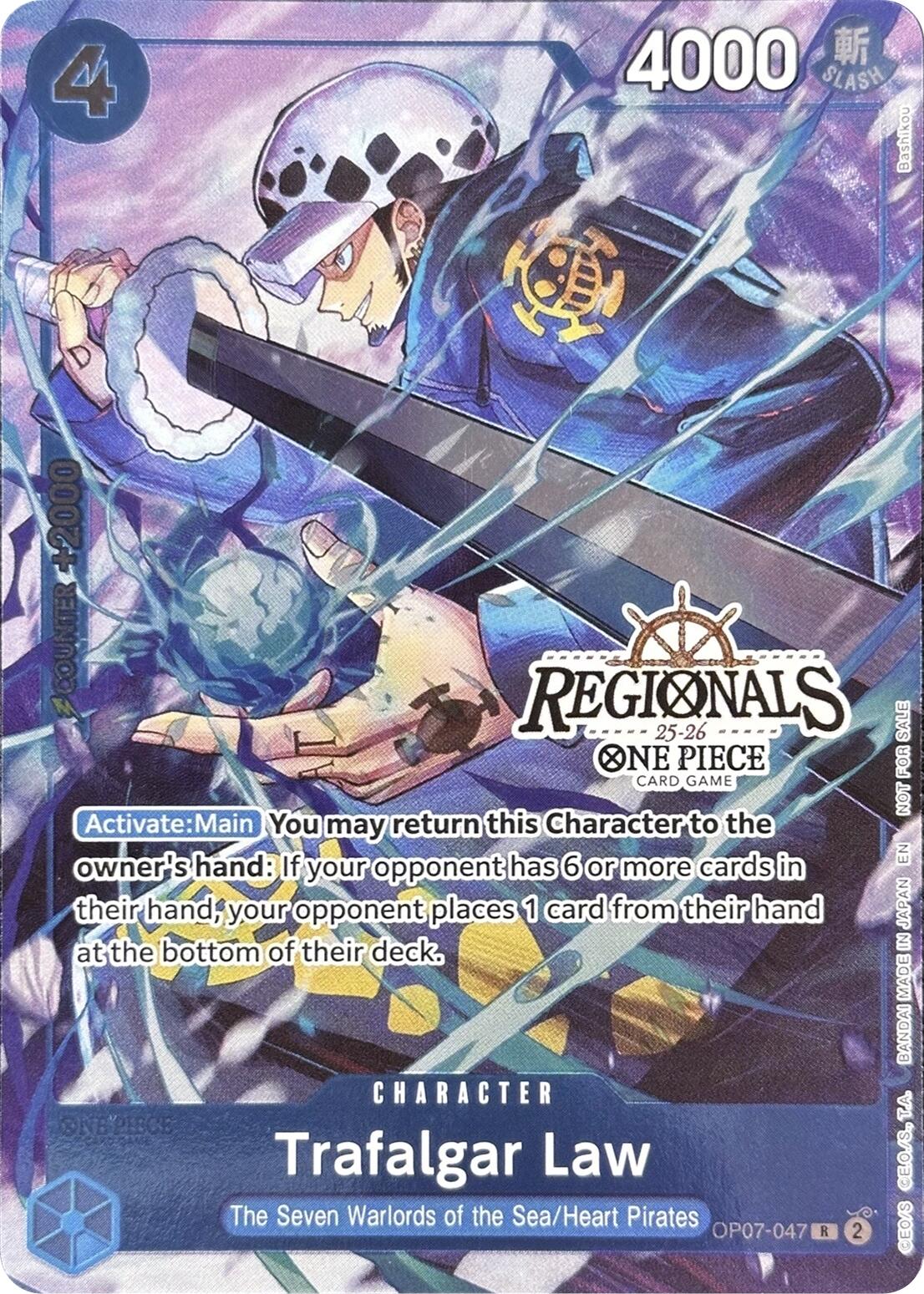 Image of Trafalgar Law (CS 25-26 Regionals Textured Chase Promo) [One Piece Promotion Cards]