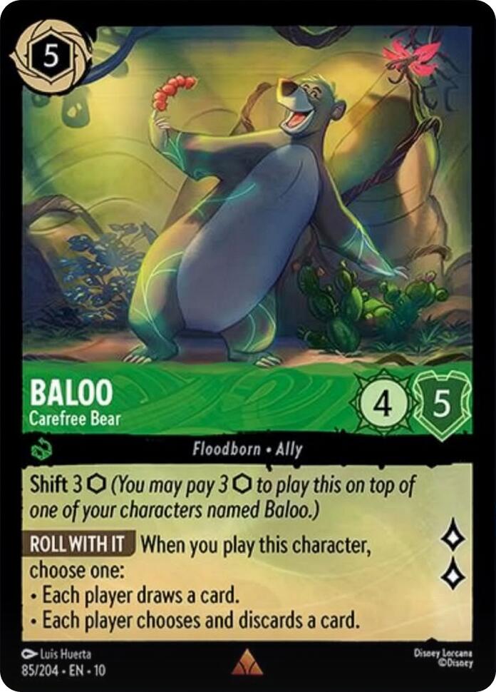 Image of Baloo - Carefree Bear (85/204) [Whispers in the Well]