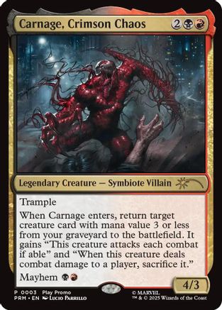 Image of Carnage, Crimson Chaos [Wizards Play Network 2025]