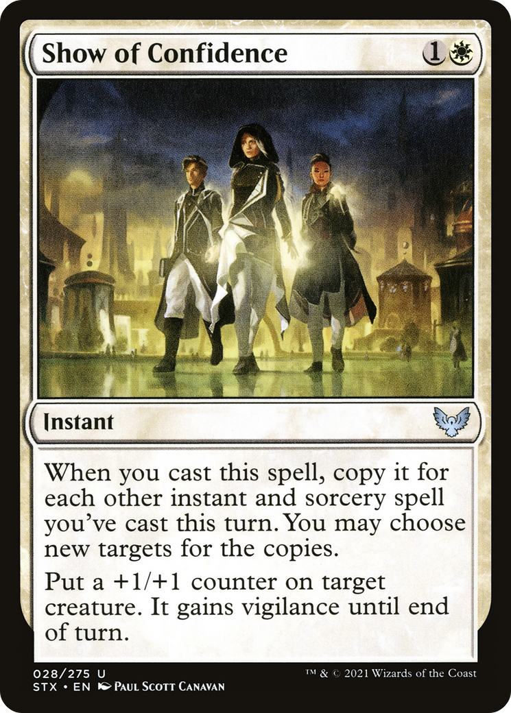 Image of Show of Confidence [Strixhaven: School of Mages]