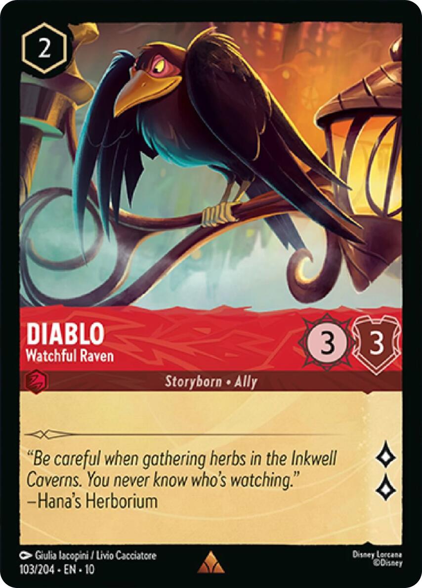 Image of Diablo - Watchful Raven (103/204) [Whispers in the Well]