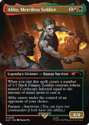 Image of Abby, Merciless Soldier (SLD-2202) - Secret Lair Drop Series