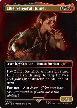 Image of Ellie, Vengeful Hunter (SLD-2203) - Secret Lair Drop Series