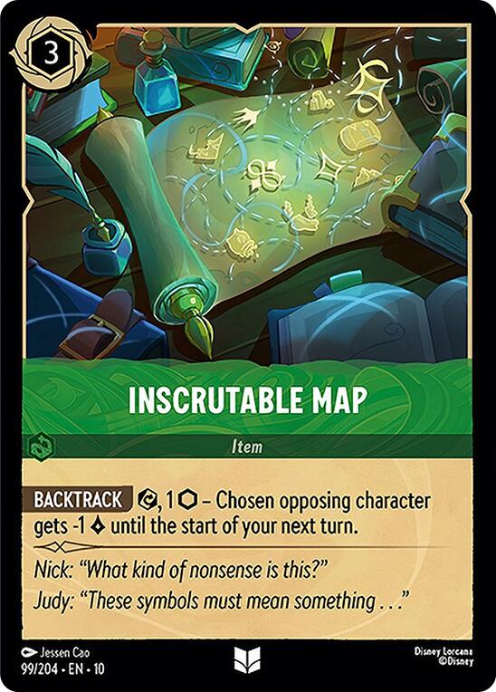 Image of Inscrutable Map (99/204) [Whispers in the Well]
