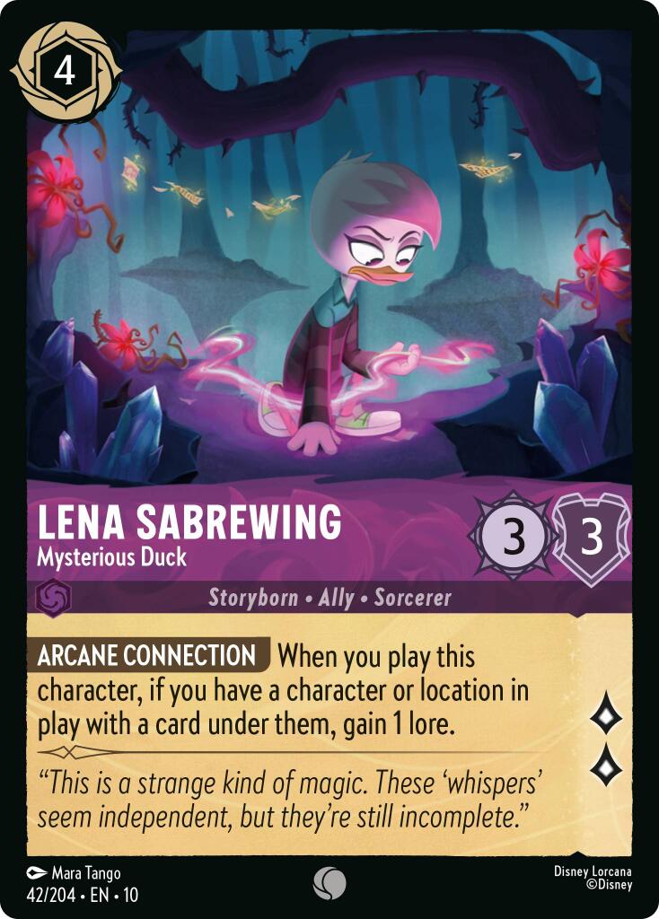 Image of Lena Sabrewing - Mysterious Duck (42/204) [Whispers in the Well]