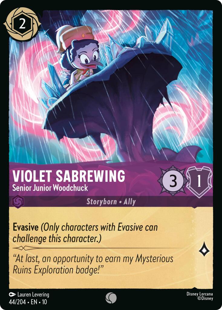 Image of Violet Sabrewing - Senior Junior Woodchuck (44/204) [Whispers in the Well]