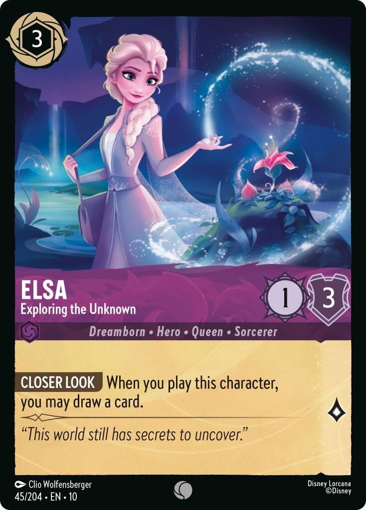 Image of Elsa - Exploring the Unknown (45/204) [Whispers in the Well]