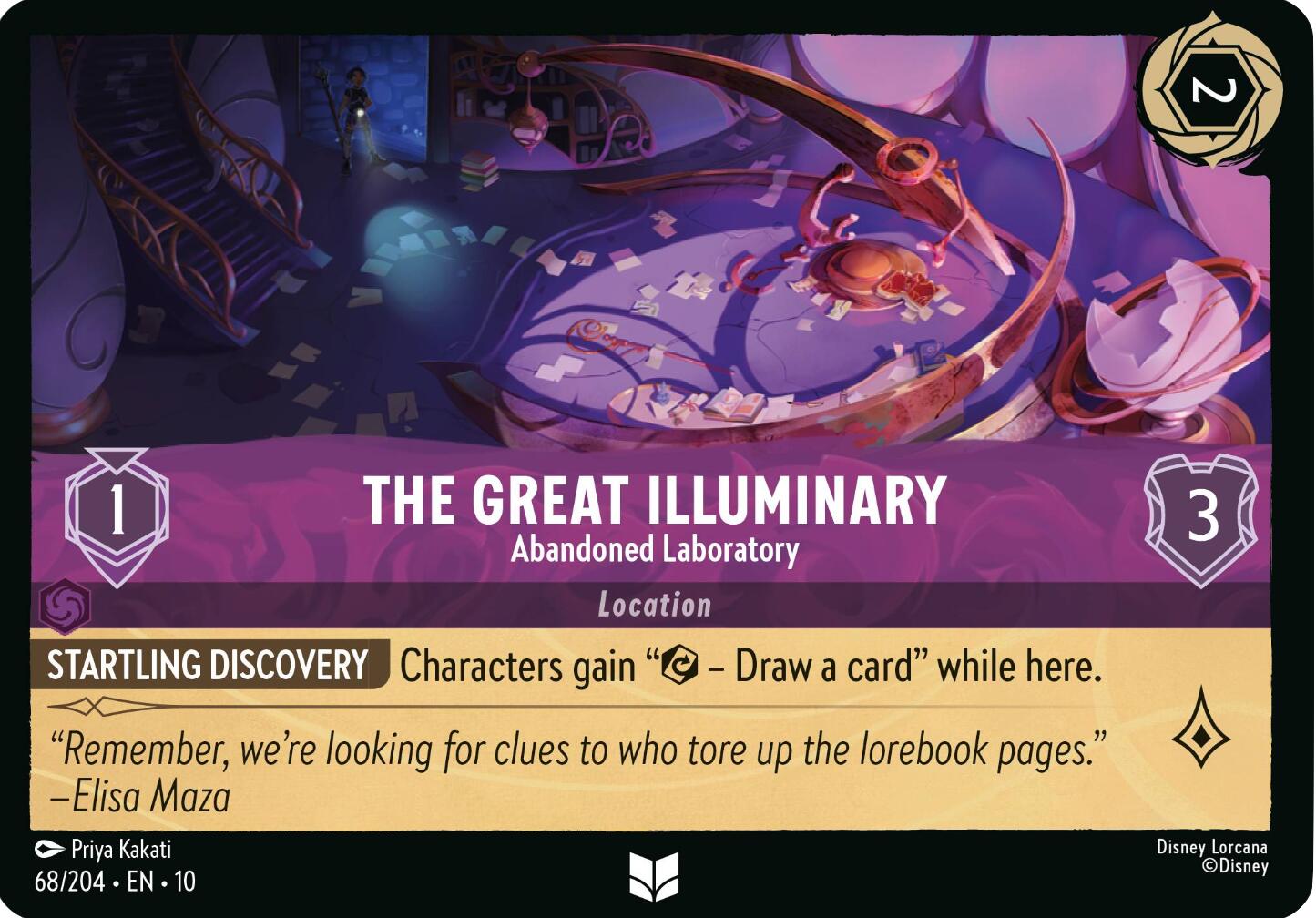 Image of The Great Illuminary - Abandoned Laboratory (68/204) [Whispers in the Well]