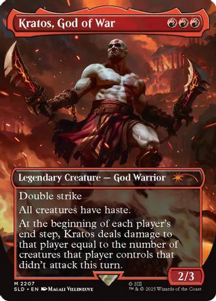 Image of Kratos, God of War (SLD-2207) - Secret Lair Drop Series Foil
