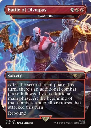 Image of Battle of Olympus - World at War (SLD-2208) - Secret Lair Drop Series Foil