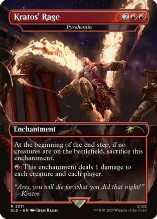 Image of Kratos' Rage - Pyrohemia (SLD-2211) - Secret Lair Drop Series
